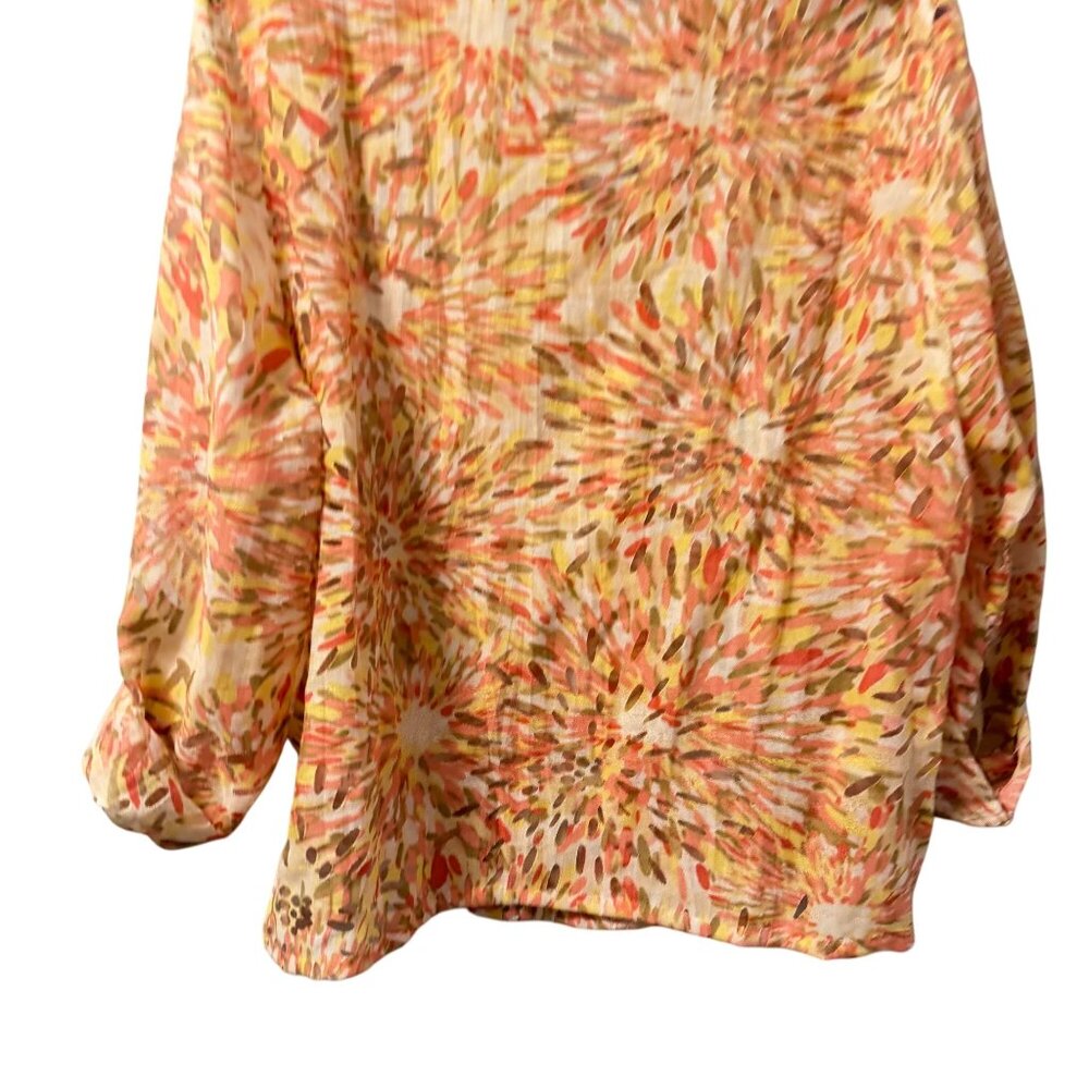 Ruby Rd. Button-Up Lightweight Blouse Size 14 Abs… - image 8